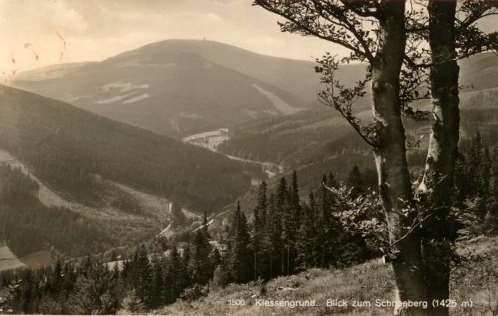 Kletno ze Śnieżnikiem w tle (ok. 1930)