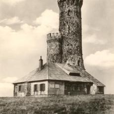 Wieża widokowa na Śnieżniku (ok. 1930)